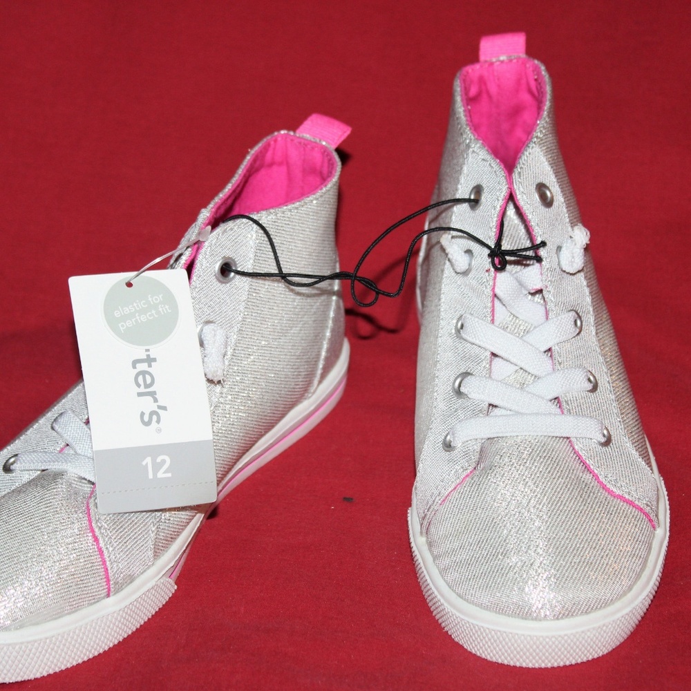 Carter's Silver Gym Shoes
